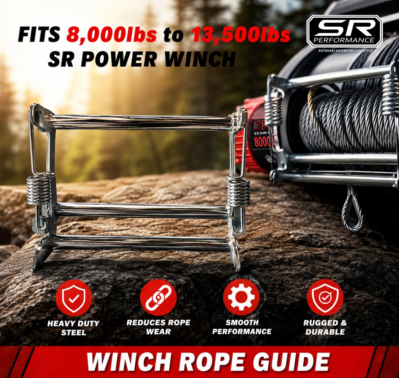 SR WINCH ROPE GUIDE